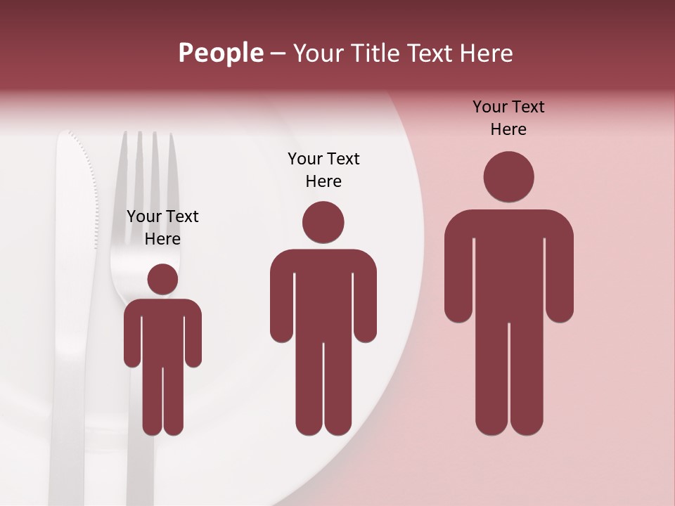 Metal Empty Dish PowerPoint Template