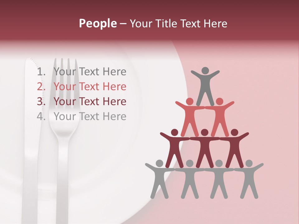 Metal Empty Dish PowerPoint Template