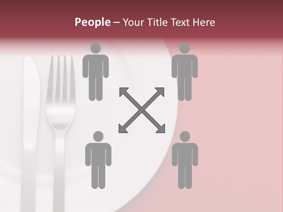 Metal Empty Dish PowerPoint Template