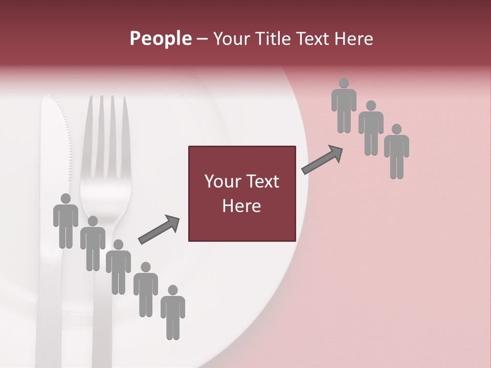 Metal Empty Dish PowerPoint Template