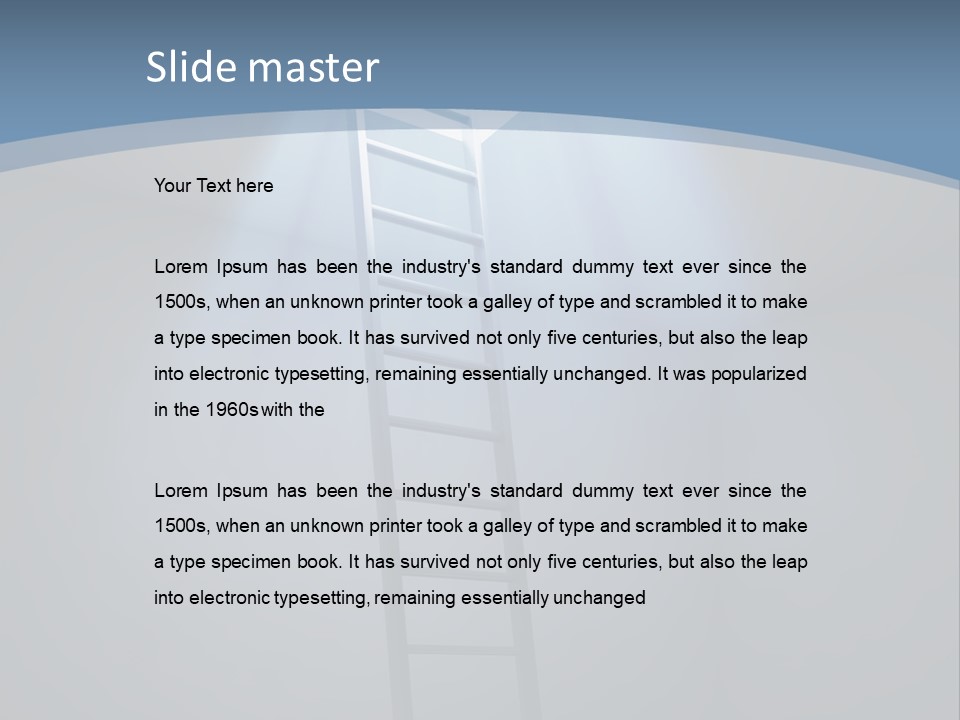 Corridor Background Human PowerPoint Template