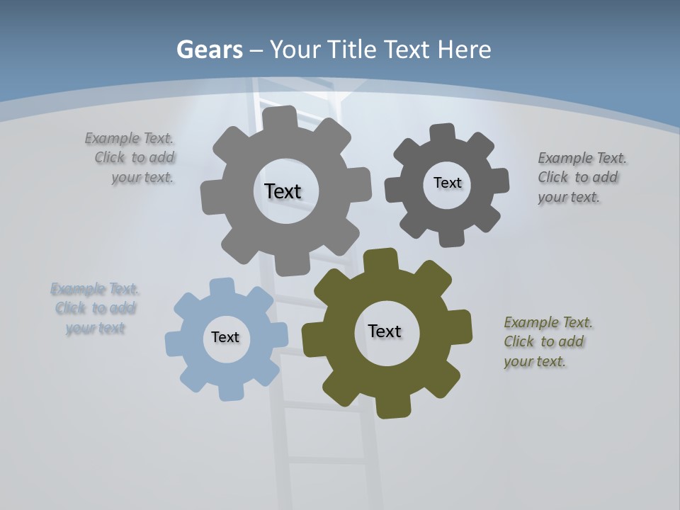 Corridor Background Human PowerPoint Template