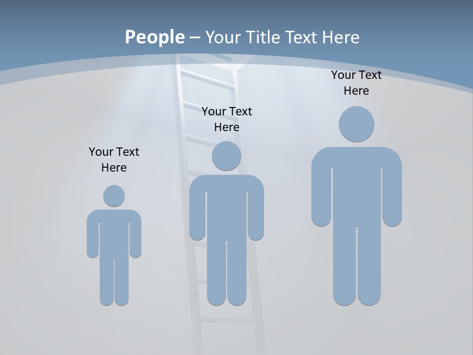 Corridor Background Human PowerPoint Template