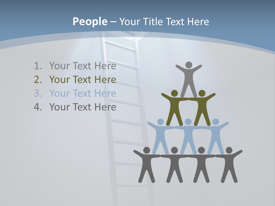 Corridor Background Human PowerPoint Template