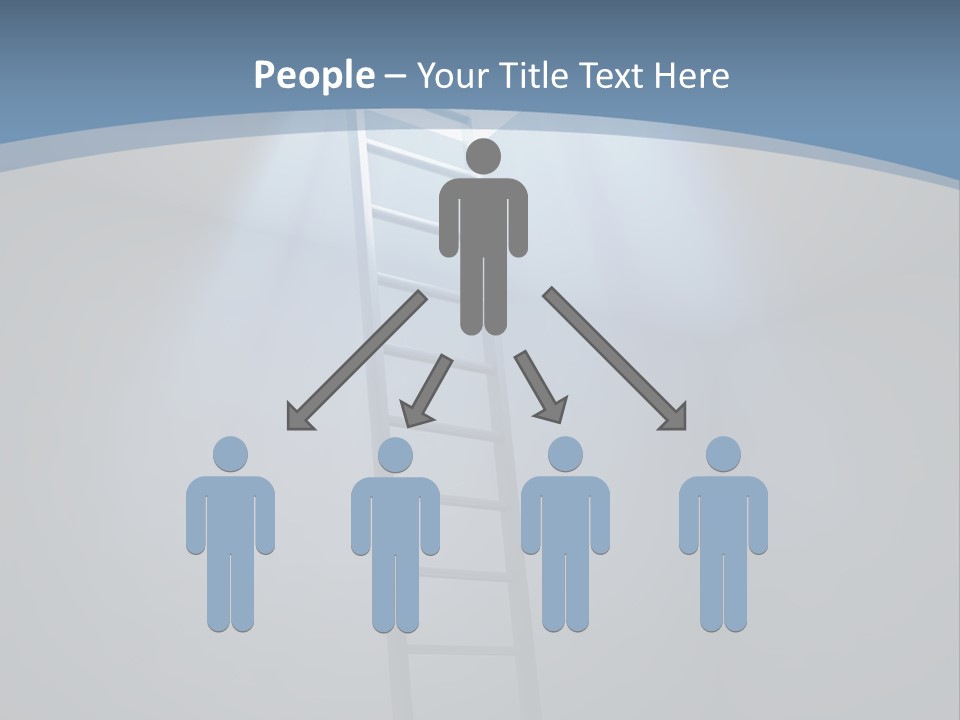 Corridor Background Human PowerPoint Template