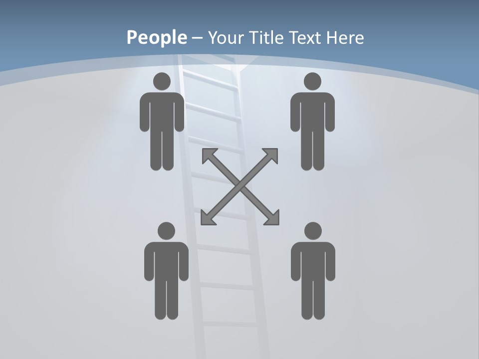 Corridor Background Human PowerPoint Template