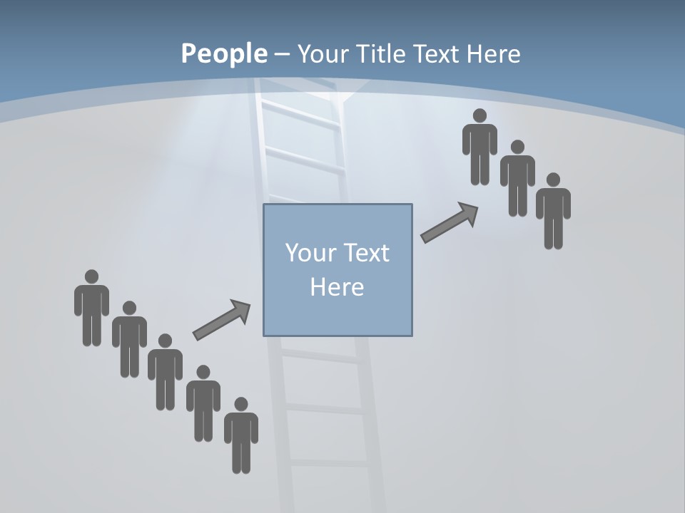 Corridor Background Human PowerPoint Template