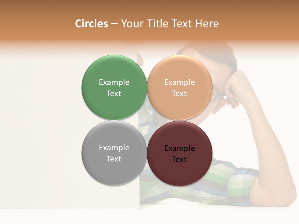 Toothy White Background Positive PowerPoint Template