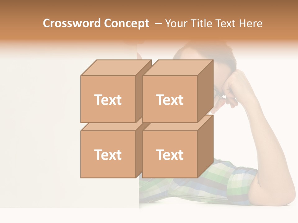 Toothy White Background Positive PowerPoint Template