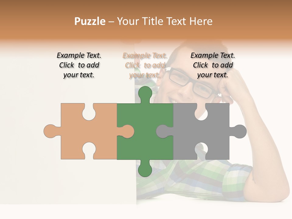 Toothy White Background Positive PowerPoint Template