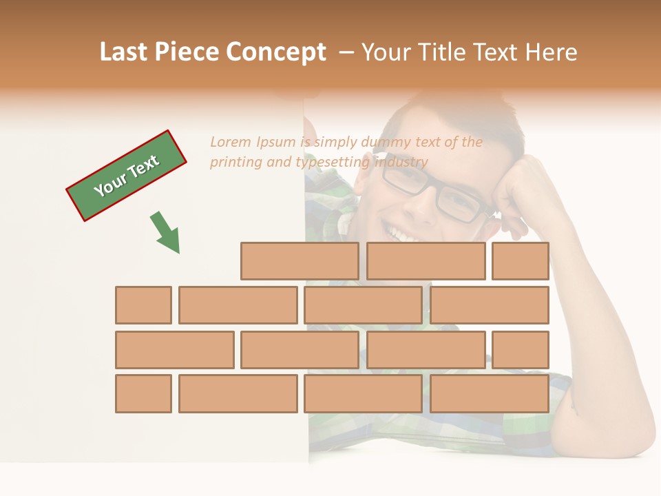 Toothy White Background Positive PowerPoint Template