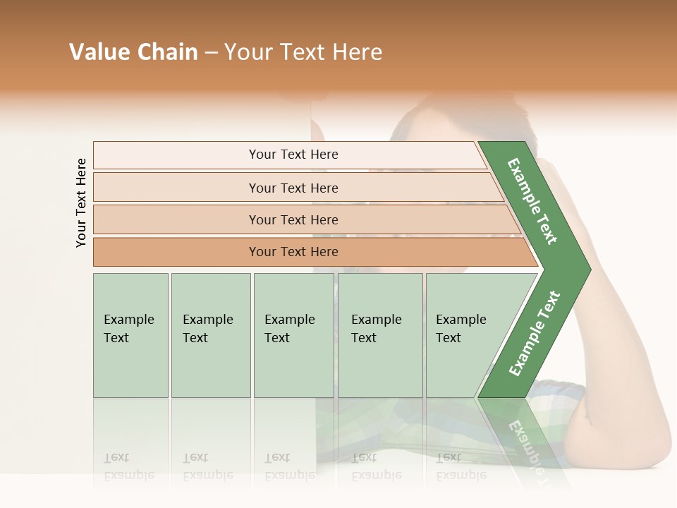 Toothy White Background Positive PowerPoint Template