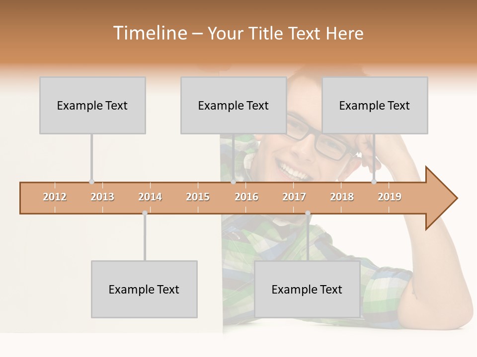 Toothy White Background Positive PowerPoint Template
