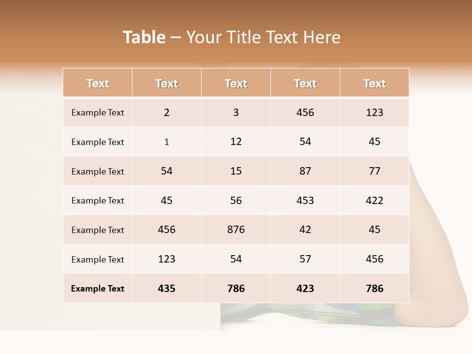 Toothy White Background Positive PowerPoint Template