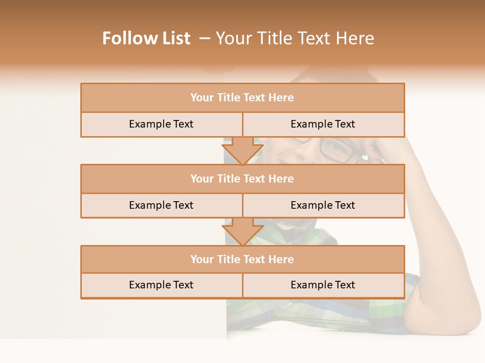 Toothy White Background Positive PowerPoint Template