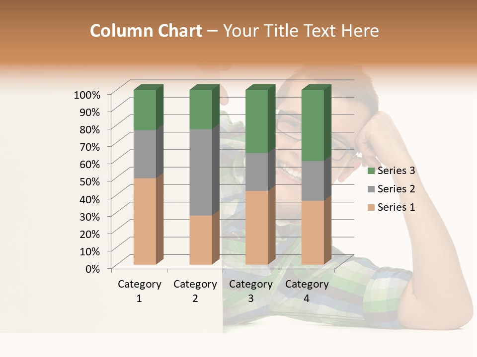 Toothy White Background Positive PowerPoint Template