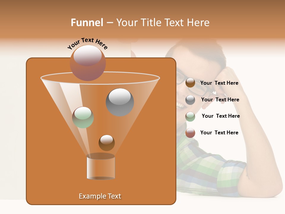 Toothy White Background Positive PowerPoint Template