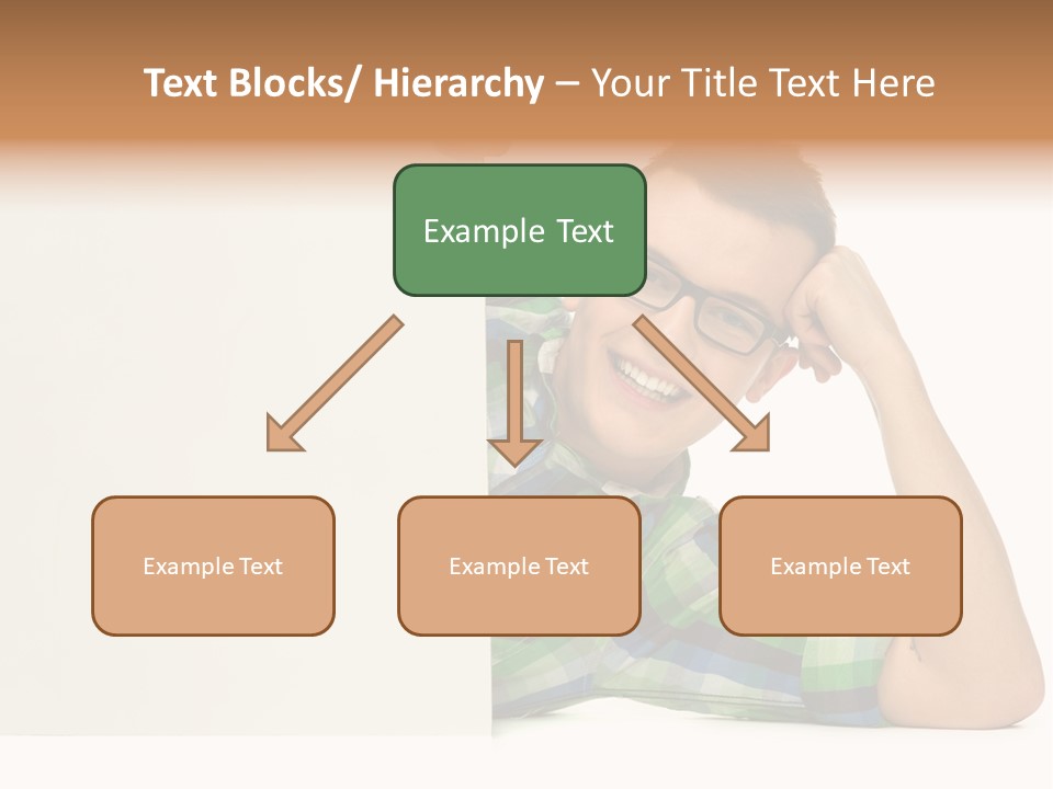 Toothy White Background Positive PowerPoint Template