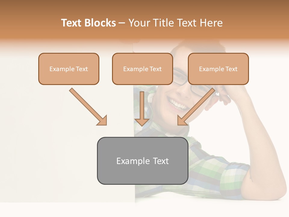 Toothy White Background Positive PowerPoint Template