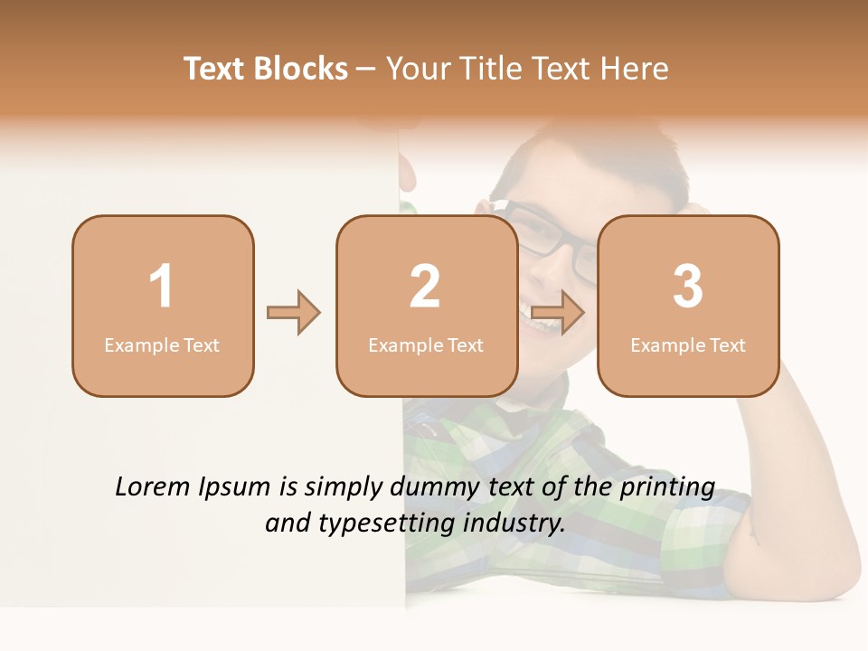 Toothy White Background Positive PowerPoint Template