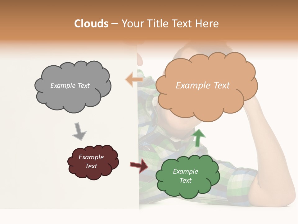 Toothy White Background Positive PowerPoint Template