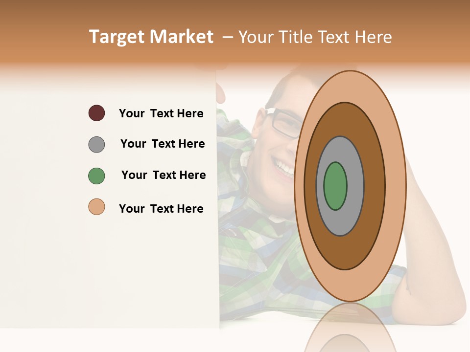 Toothy White Background Positive PowerPoint Template