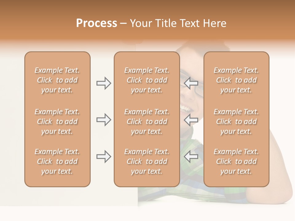 Toothy White Background Positive PowerPoint Template