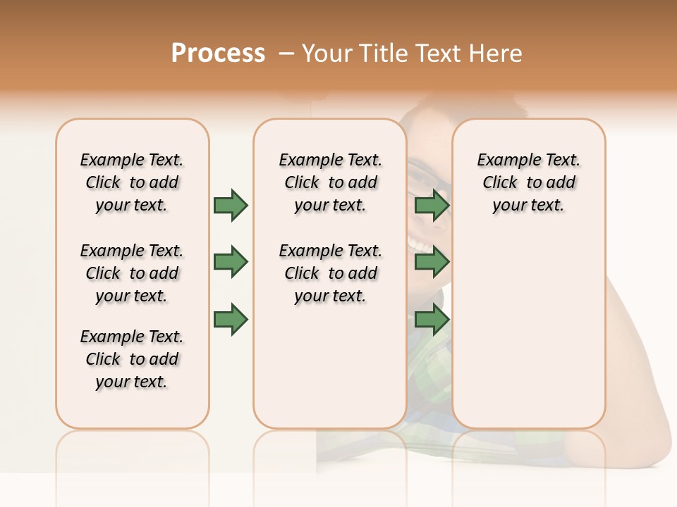 Toothy White Background Positive PowerPoint Template