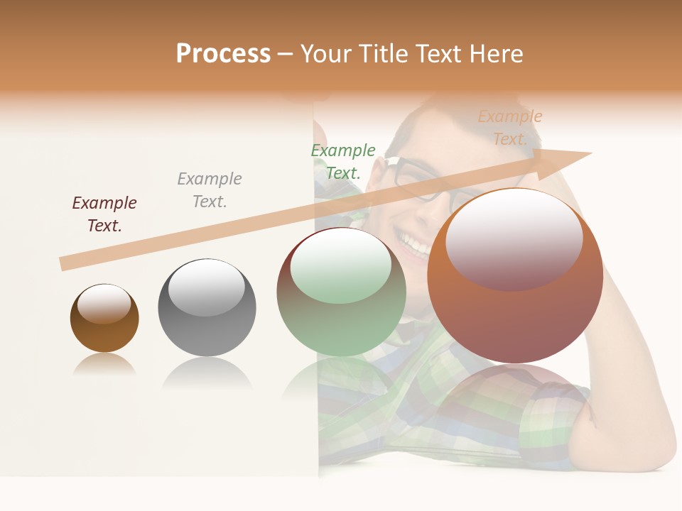 Toothy White Background Positive PowerPoint Template