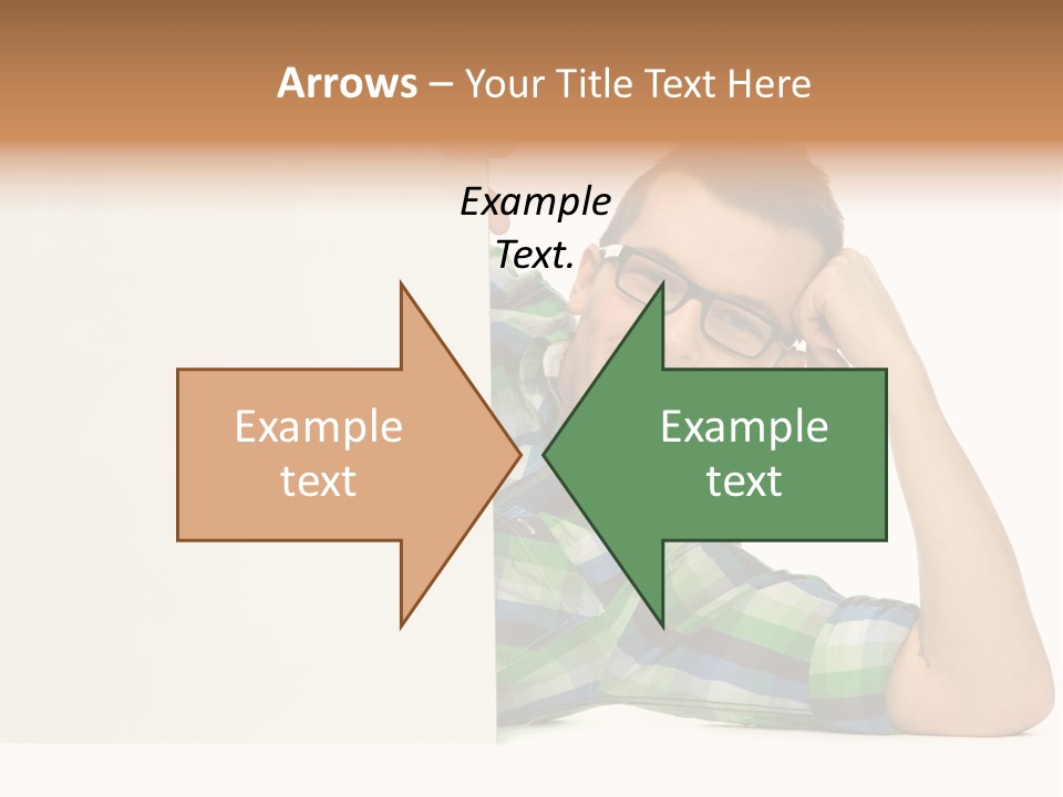 Toothy White Background Positive PowerPoint Template