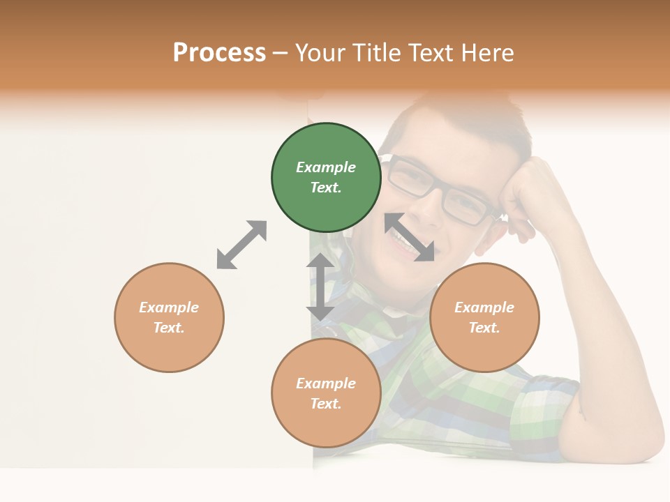 Toothy White Background Positive PowerPoint Template