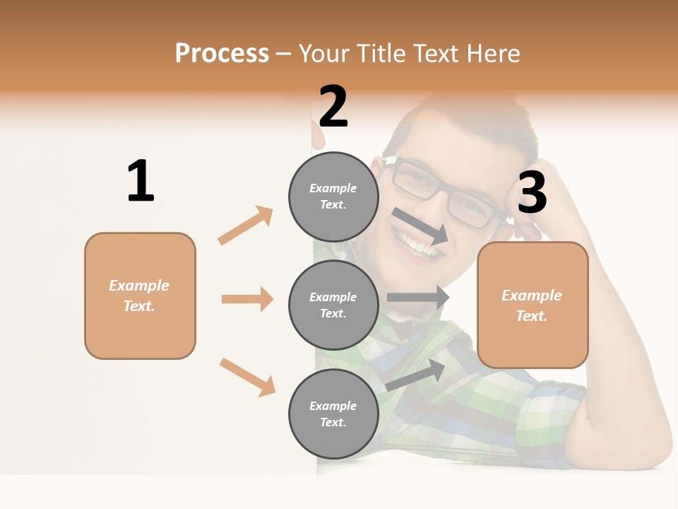 Toothy White Background Positive PowerPoint Template