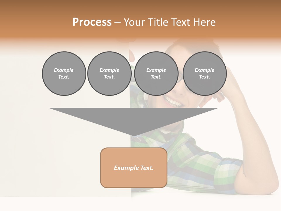 Toothy White Background Positive PowerPoint Template