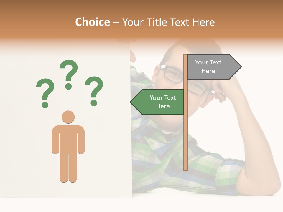 Toothy White Background Positive PowerPoint Template