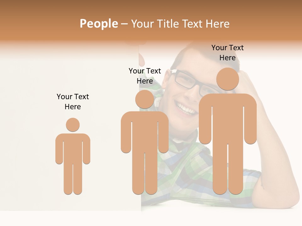 Toothy White Background Positive PowerPoint Template