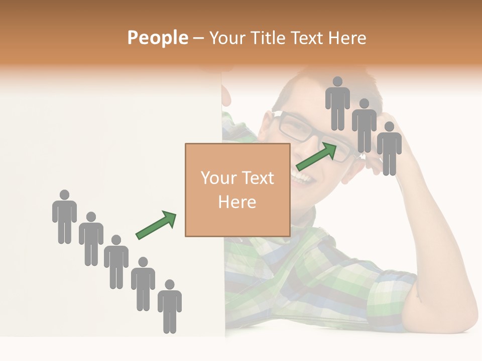 Toothy White Background Positive PowerPoint Template