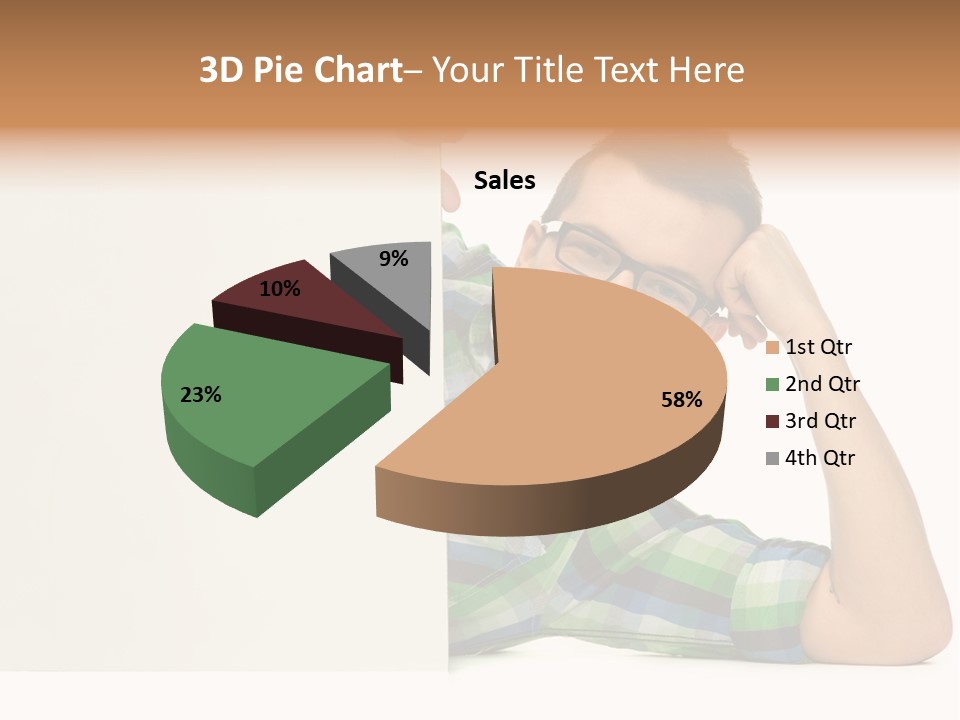 Toothy White Background Positive PowerPoint Template