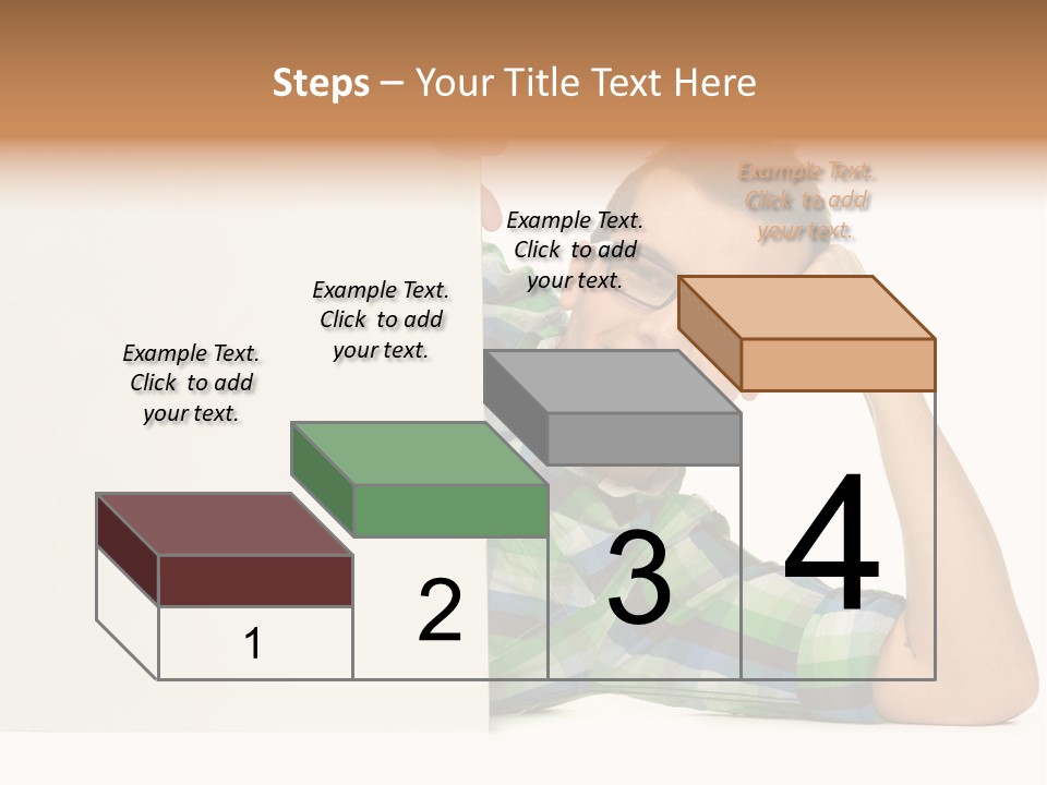 Toothy White Background Positive PowerPoint Template