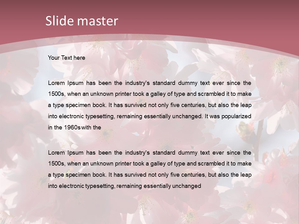 Fre Hne Pring Nature PowerPoint Template