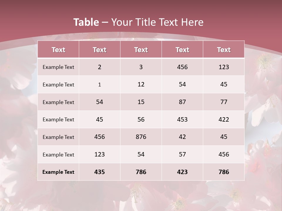 Fre Hne Pring Nature PowerPoint Template