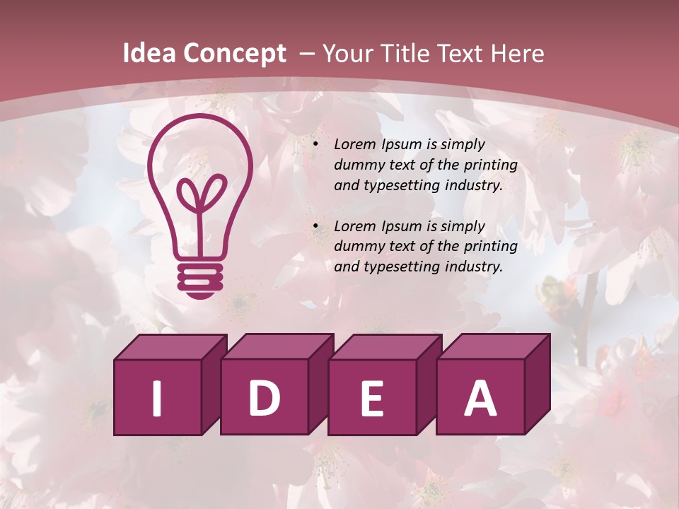 Fre Hne Pring Nature PowerPoint Template