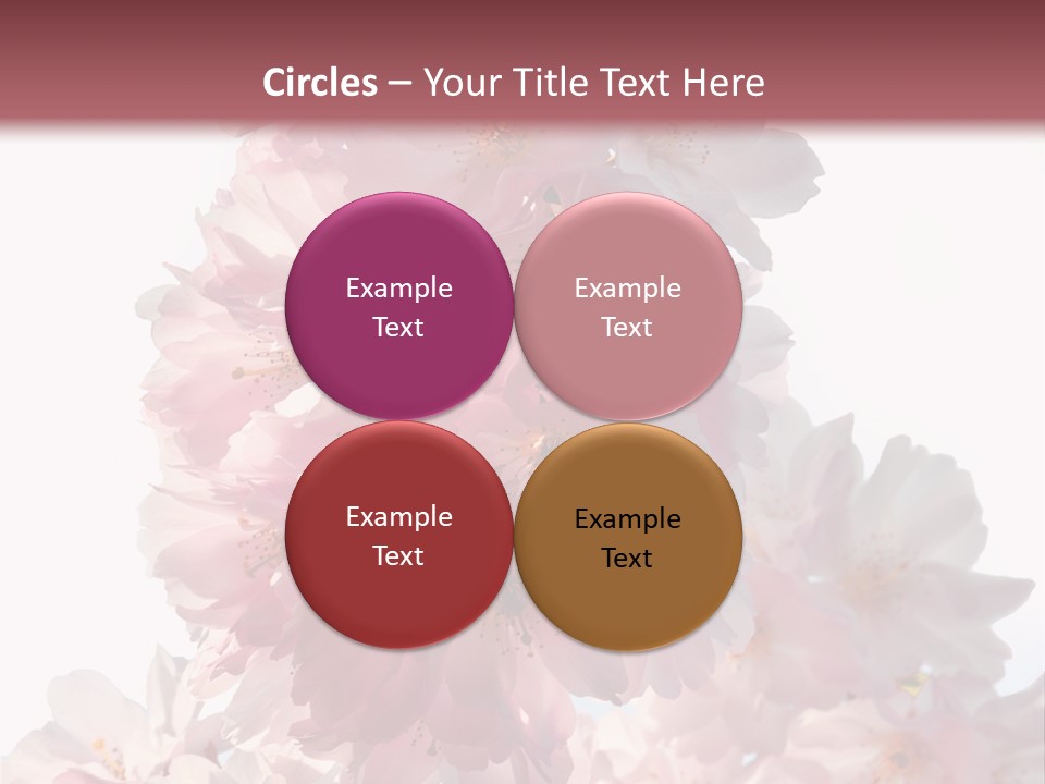 Spring Petal New Life PowerPoint Template