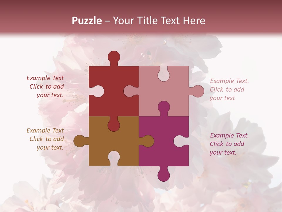 Spring Petal New Life PowerPoint Template