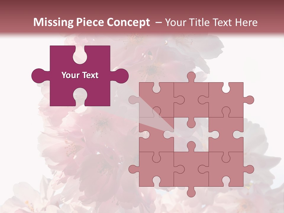 Spring Petal New Life PowerPoint Template