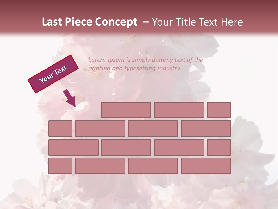Spring Petal New Life PowerPoint Template