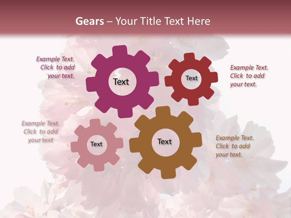 Spring Petal New Life PowerPoint Template