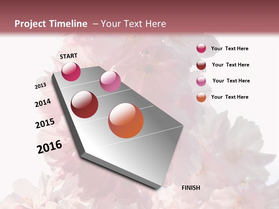 Spring Petal New Life PowerPoint Template