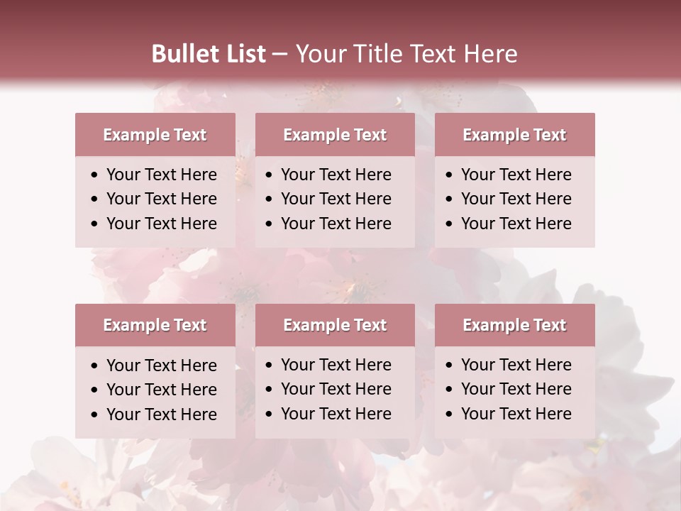 Spring Petal New Life PowerPoint Template