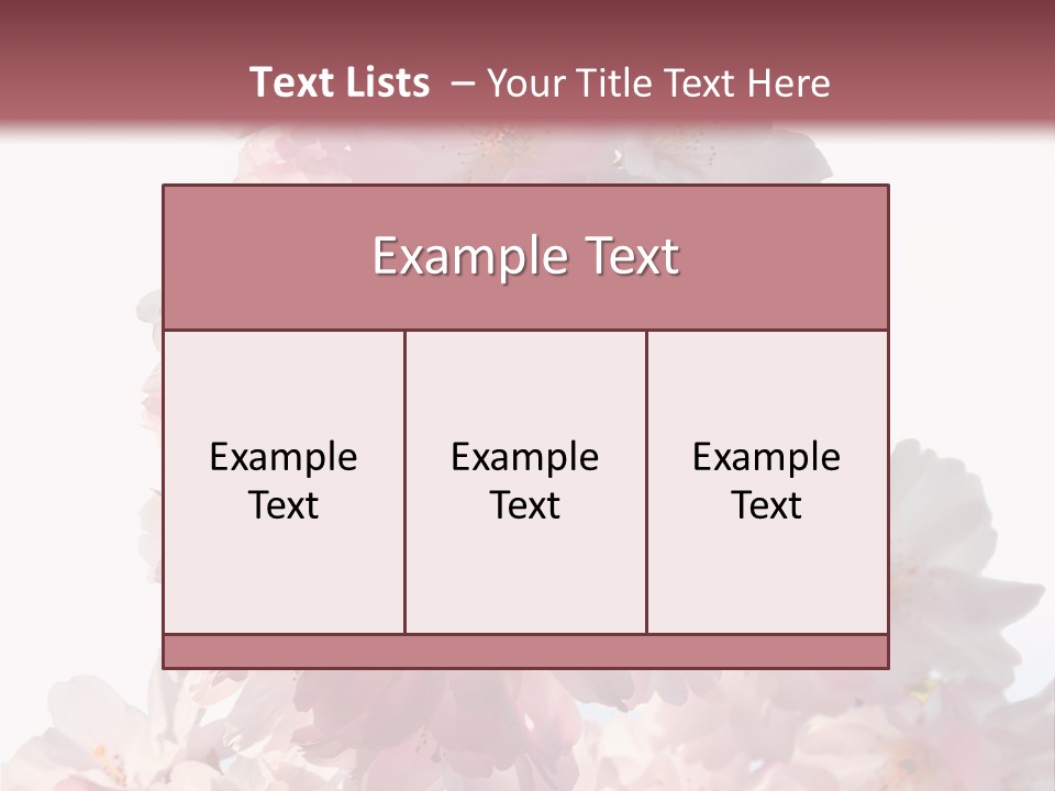 Spring Petal New Life PowerPoint Template