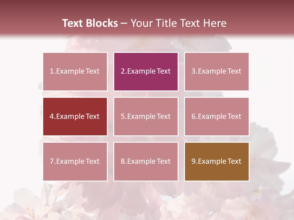 Spring Petal New Life PowerPoint Template